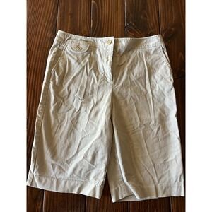 Talbots Cream Women's Bermuda Shorts